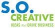 S.O. CREATIVE logo, a houston-based branding and marketing agency,