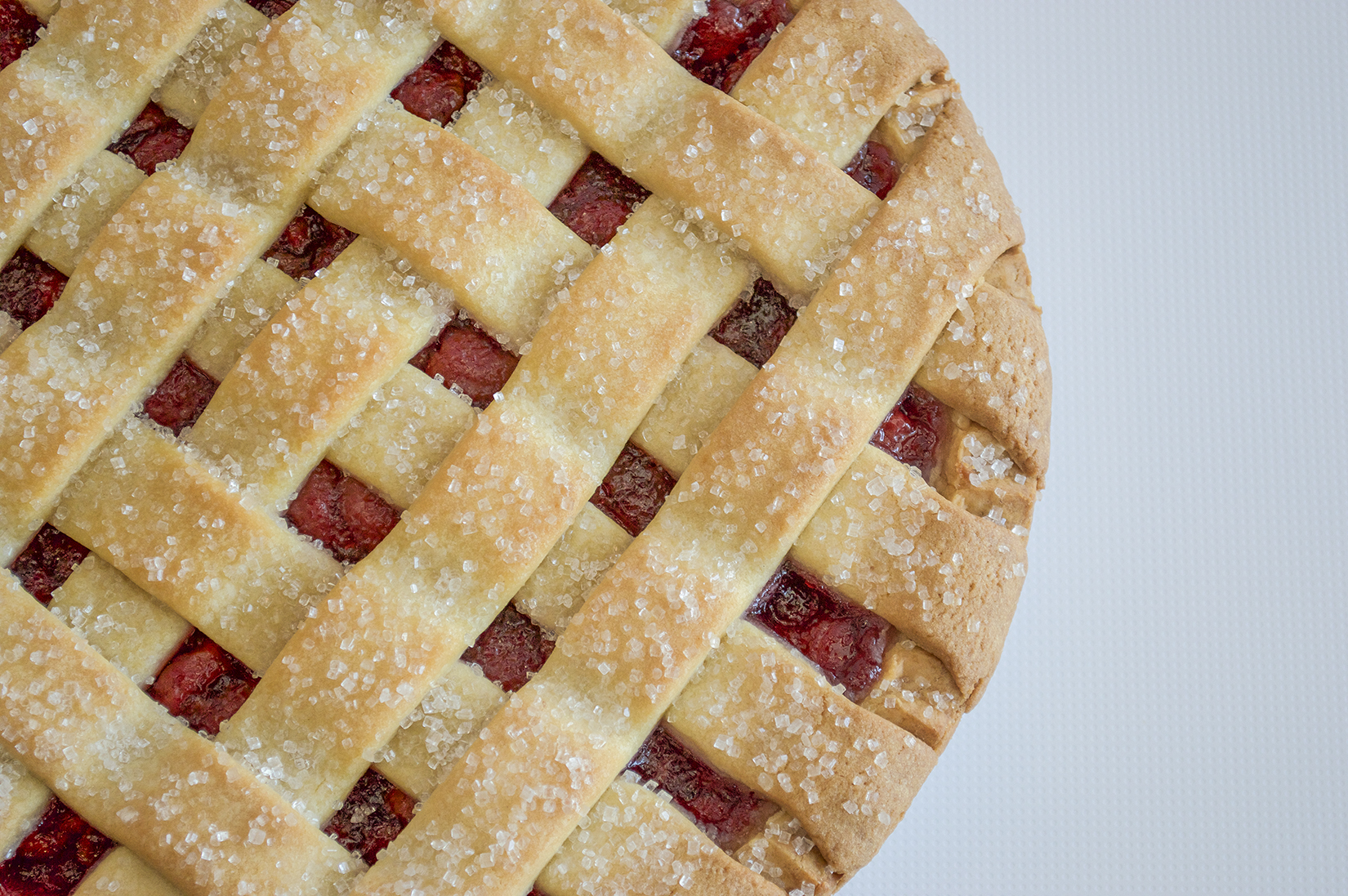 Cherry pie at Three Brothers Bakery.