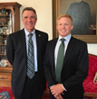 Vermont Governor Phil Scott and Ian Davis at Captive Insurance Law Signing