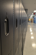 The school's new lockers from Scranton Products in a sophisticated black color are durable and easy to clean.