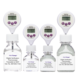 Calibrated Electronic Verification Lollipop Stem Thermometers from Bel-Art - SP Scienceware