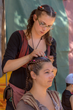 Hair Braiding at the Renaissance Pleasure Faire