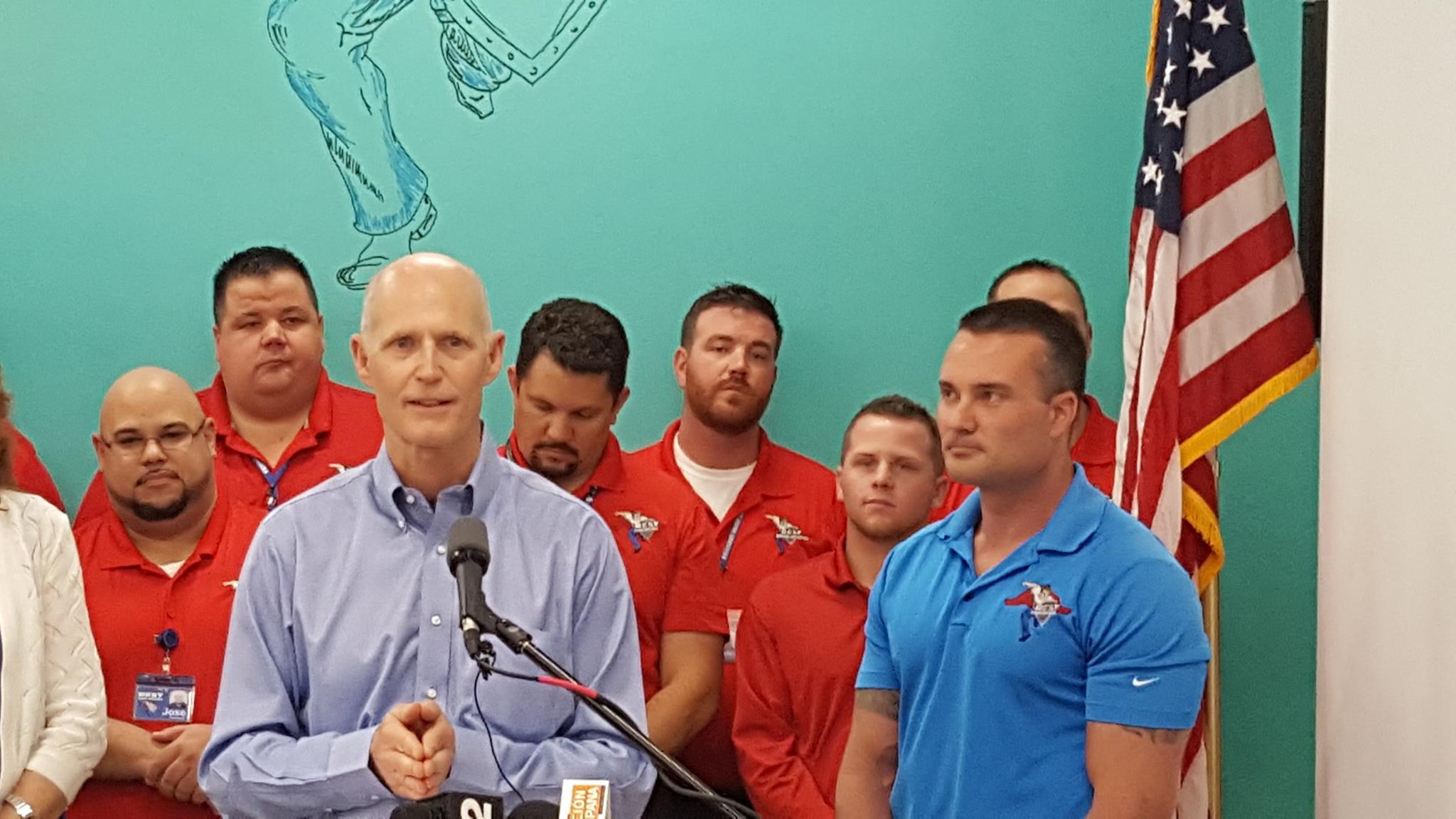 Governor Rick Scott begins his "Fighting for Florida's Future" tour at Best Home Services.