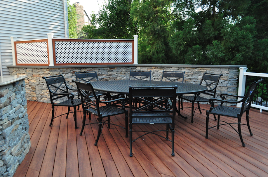 The fastener-free surface achieved with the CAMO system allows the beauty of premium deck materials to come through.