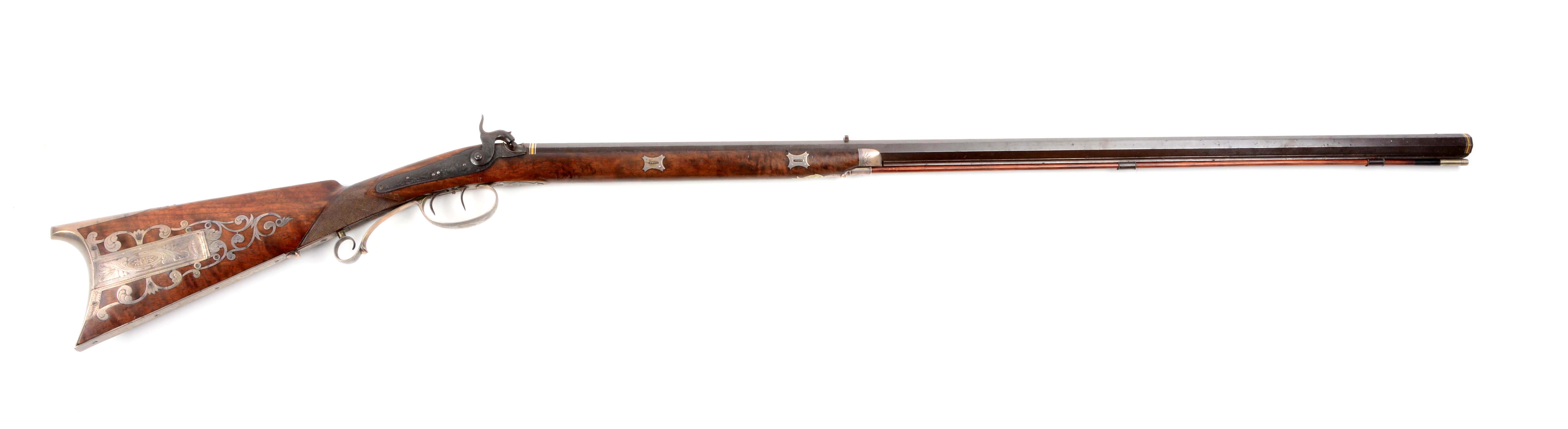 Silver Mounted Rifle Signed by Daniel Searles, estimated at $30,000-50,000.