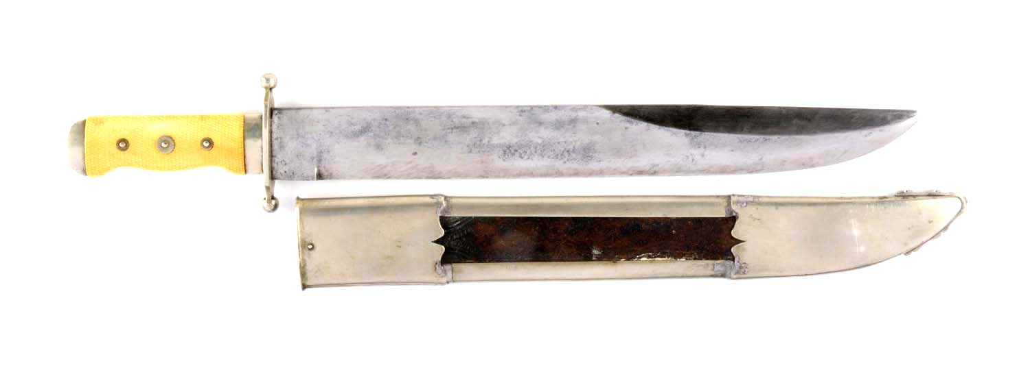 “Improved” Bowie Knife by Schively, PA, estimated at $50,000-75,000.