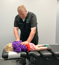 One of the many children that get adjusted at Gem City Chiropractic