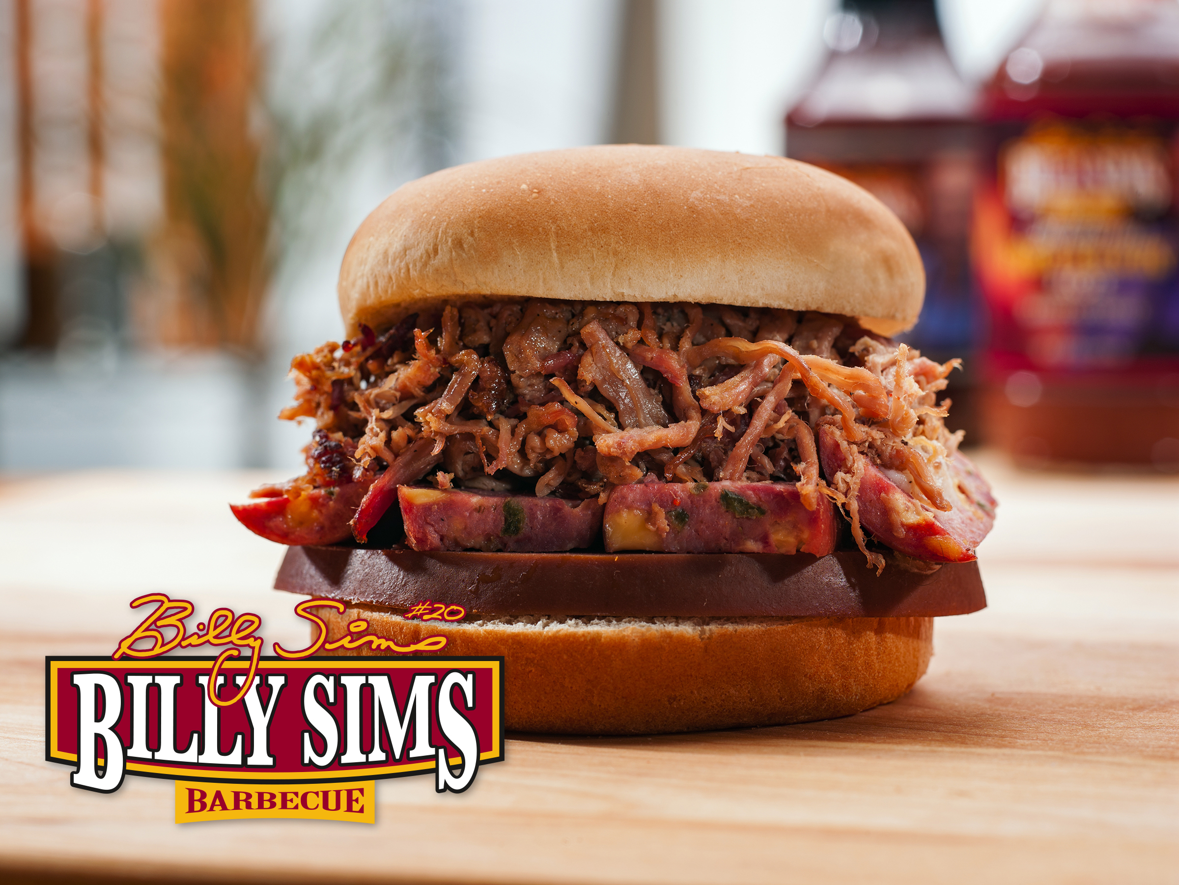 Billy Sims Heisman sandwich