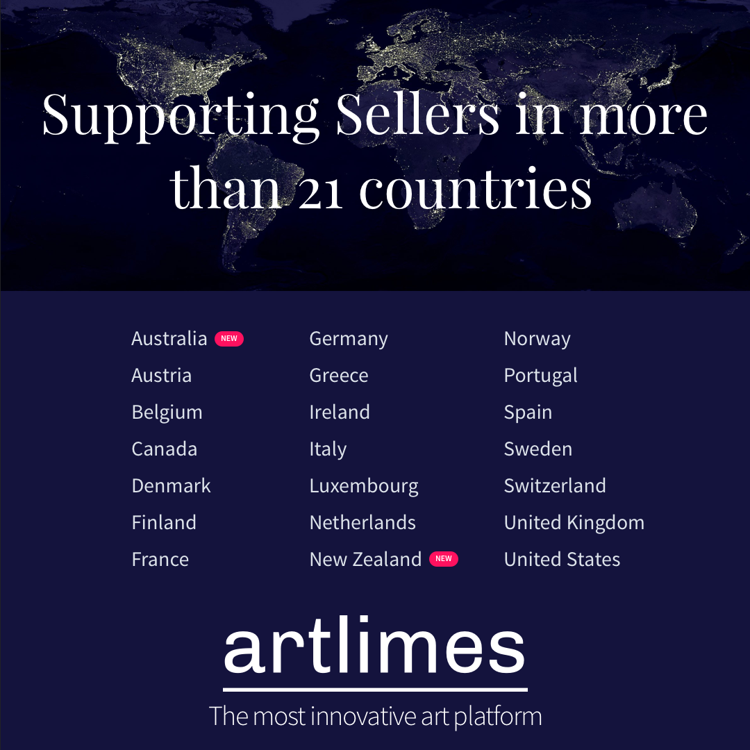 Artlimes supporting Sellers in more than 21 countries