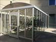 Locking Bike Shelter keeps Bikes and Students Safe with Access Cards, Security Cameras and Lighting