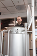Brewing Operations Manager Brian Lindberg working in the Kalamazoo Valley Community College’s Kalsec® Center for Sustainable Brewing Education