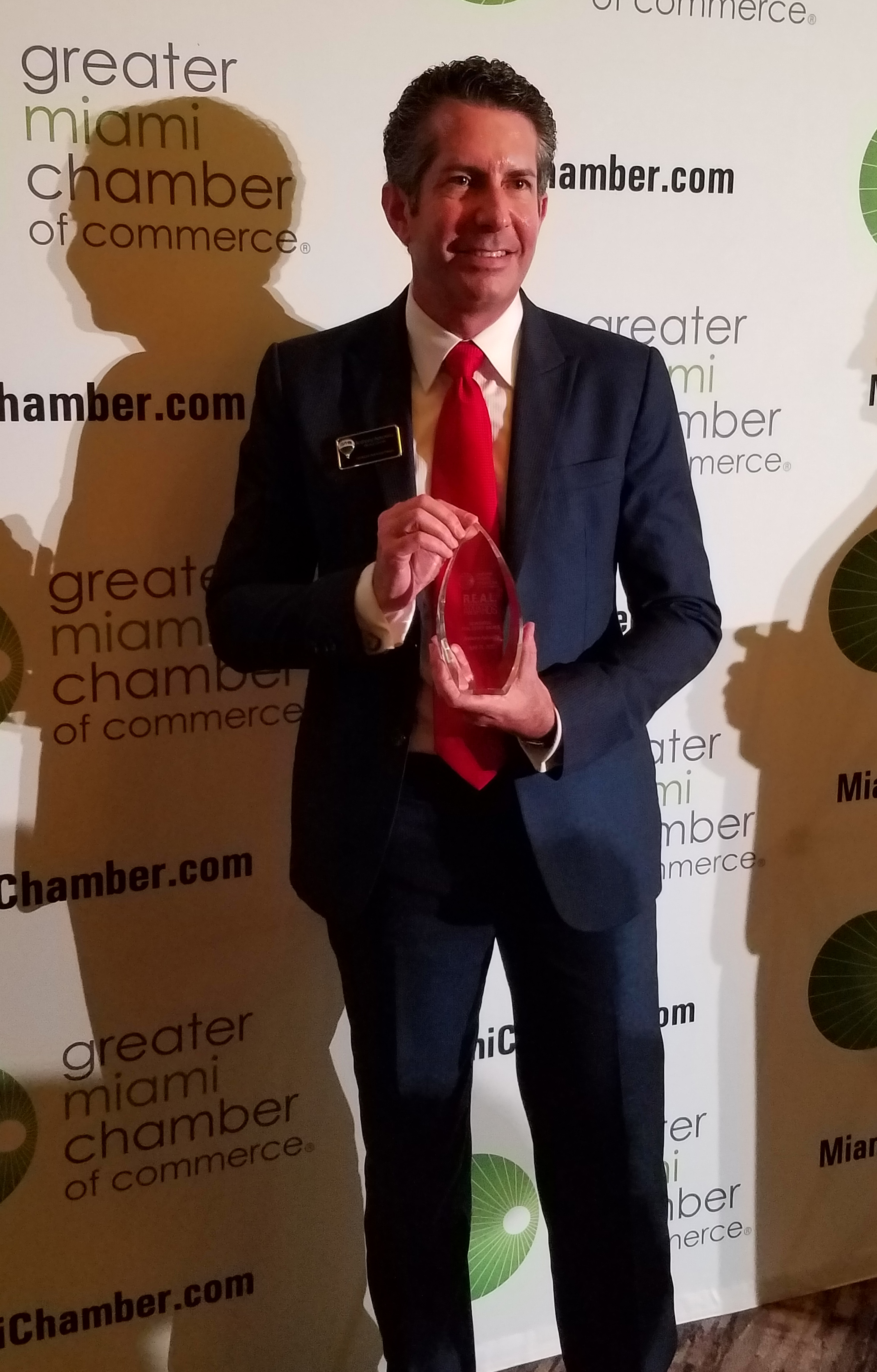 Greater Miami Chamber of Commerce R.E.A.L. Award winner Anthony Askowitz, broker/owner of RE/MAX Advance Realty