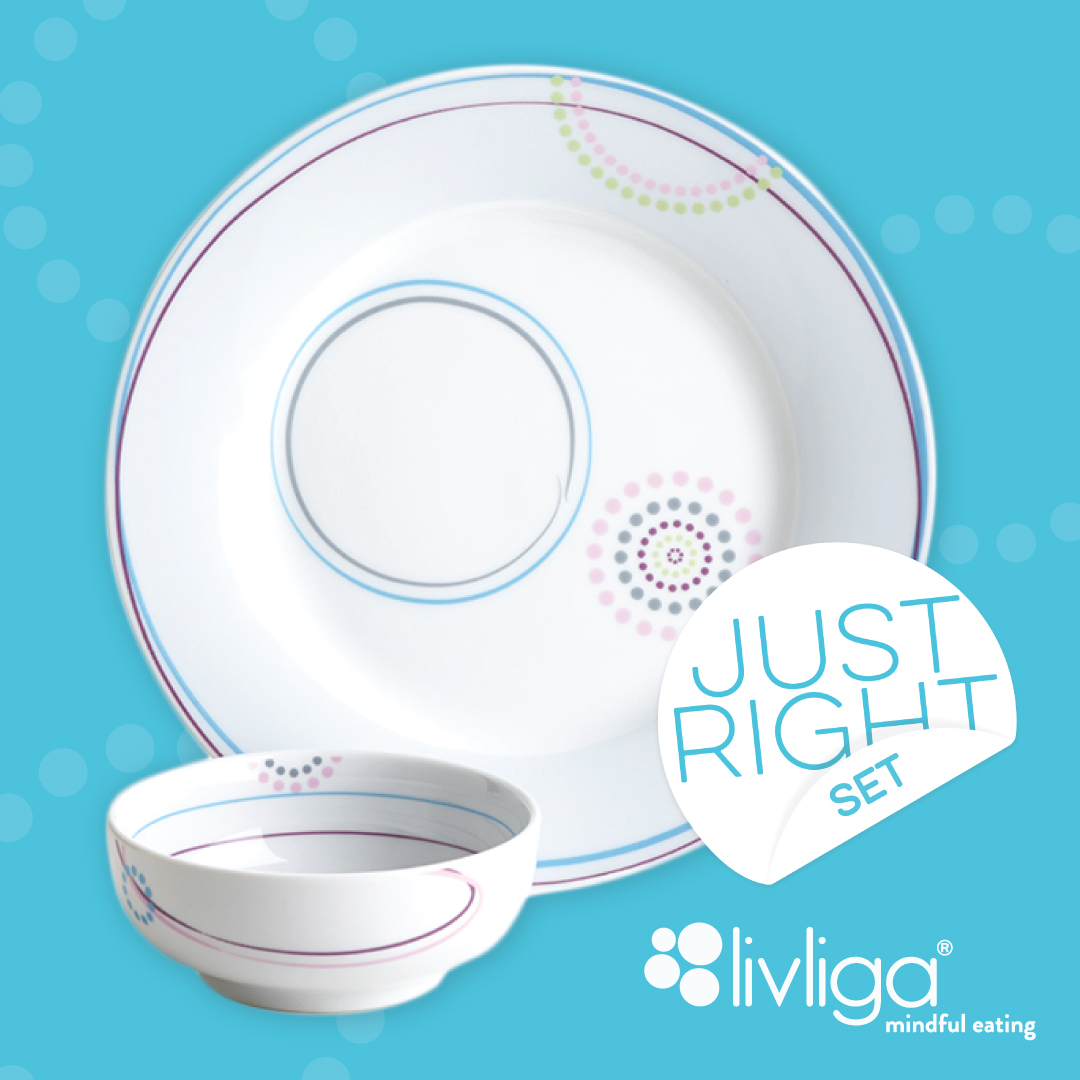 Livliga makes it easy to eat just right meals with our NEW bariatric set