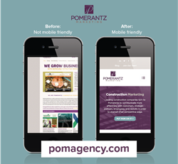 B2B Marketing Agency Before and After Responsive Website