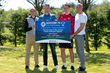 Rangers Legends Alex Rae, Mark Hateley with current Assistant Manager Jonatan Johansson and current player, Clint Hill.