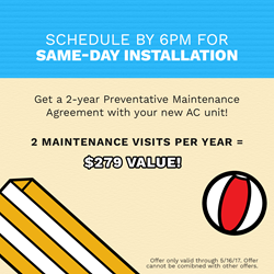 All Year Cooling Coupon Preventative Maintenance Agreement