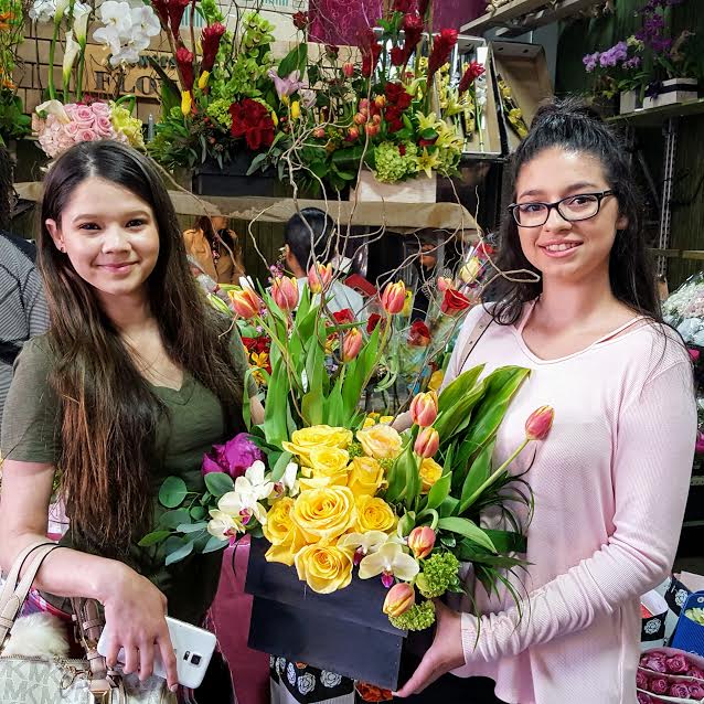 Melissa & Victoria Delatorre Winner of Growers Direct Flowers Daily Prize