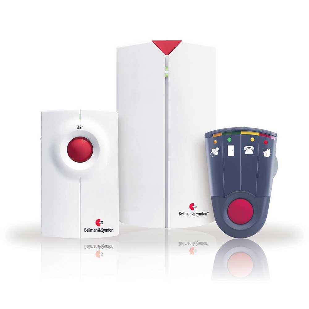 Bellman and Symfon alerting systems alert the deaf and hard of hearing to numerous household alerts.
