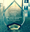 Melanie Jackson 2016 #1 Office Broker Producer Award