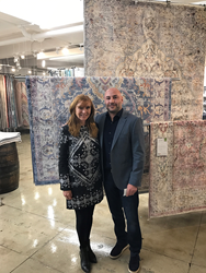 Yuval Evar and Nicole Miller at the Home Dynamix Showroom