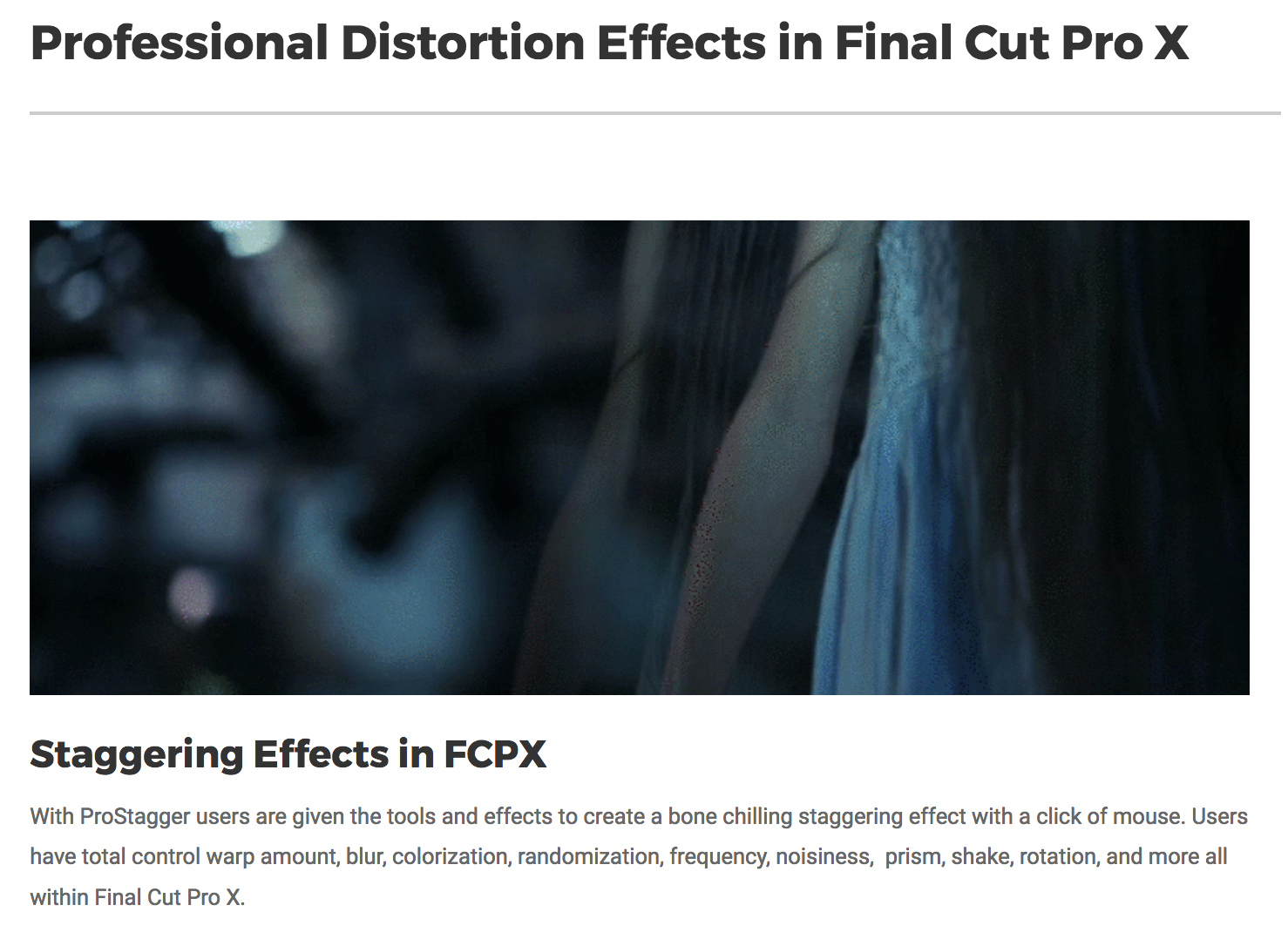 ProStagger - Pixel Film Studios - FCPX Effects