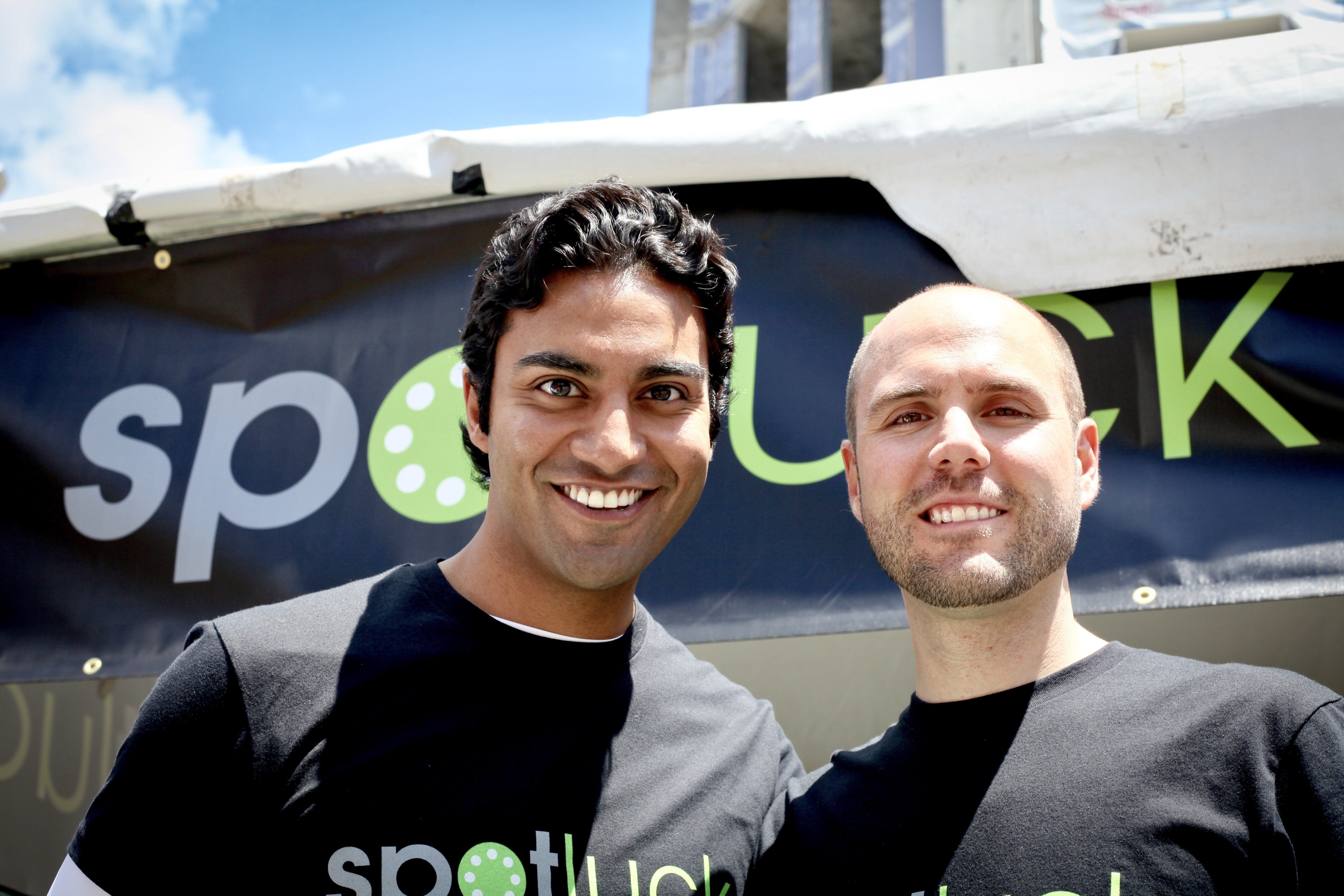 Spotluck Co-founders Cherian Thomas (left) and Brad Sayler (right).
