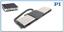 NEW Linear Motor, Direct Drive Precision Positioning Stage, LMS-180, shown with SMC Hydra Motion Controller