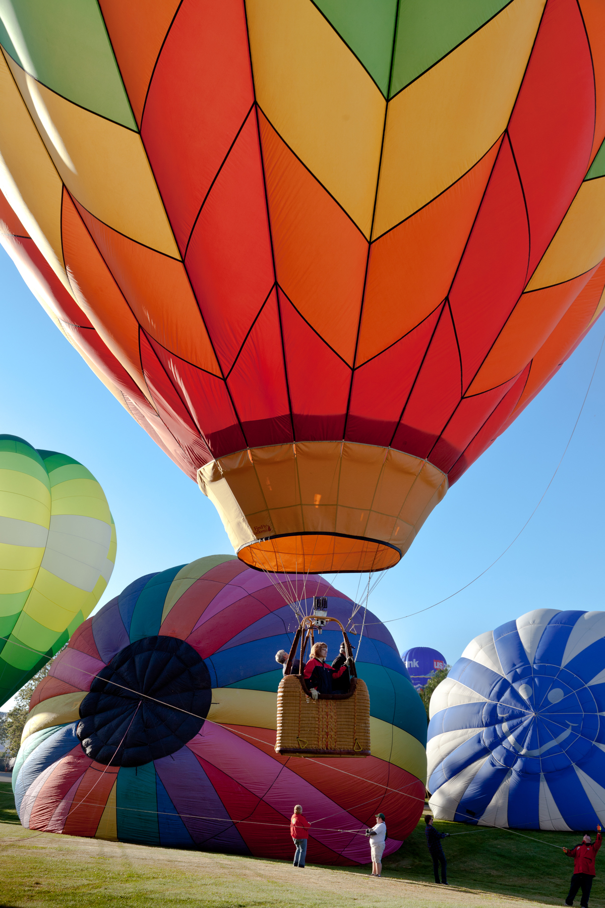 Morning Launch Lifts Hot Air Balloons Into the Sky