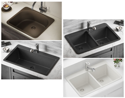 Four New Topmount TruGranite Sink Models