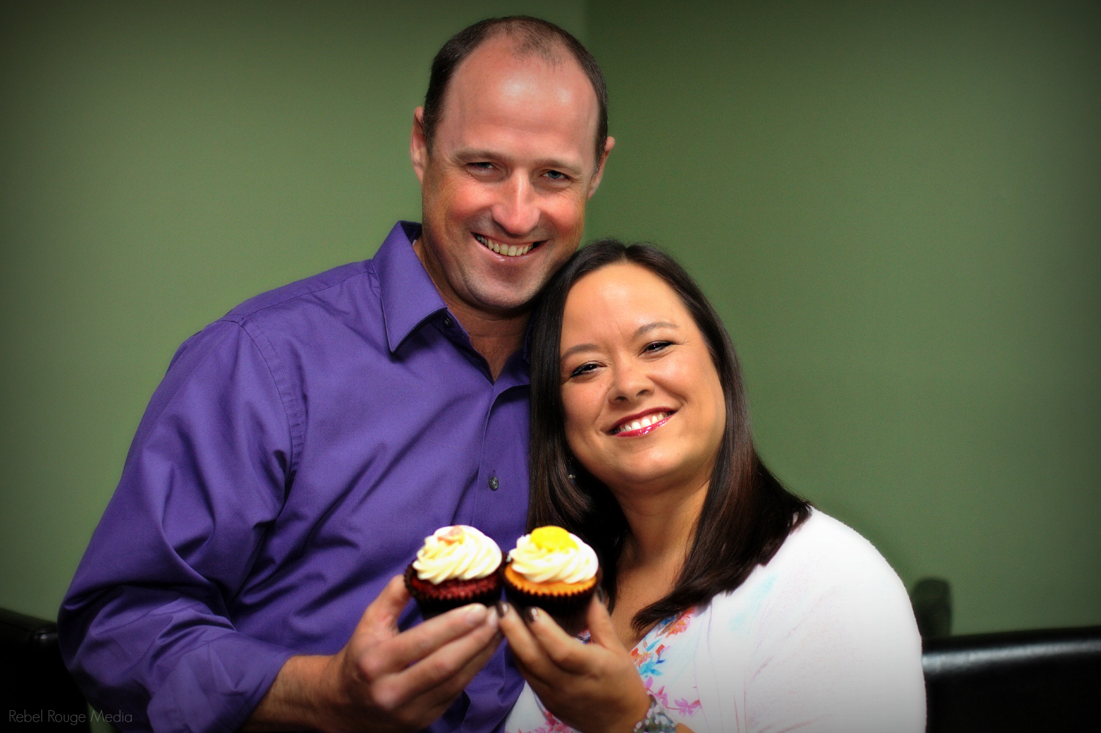 Lisa Watson and Peter Shanky, co-founders of Cupcake Jones