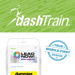DashTrain, mobile-first design