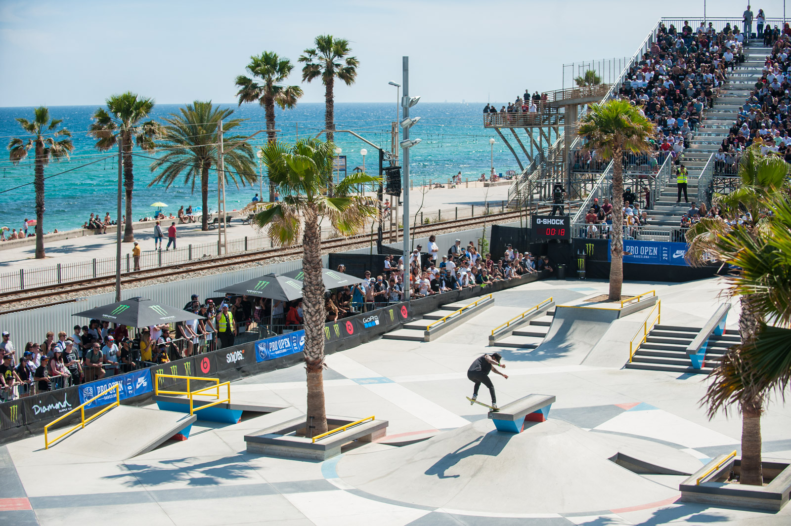 Monster Energy’s Nyjah Huston Takes 1st Place at the SLS Nike SB Pro Open in Barcelona