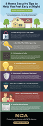 NCA Alarms - Home Security Tips Infographic