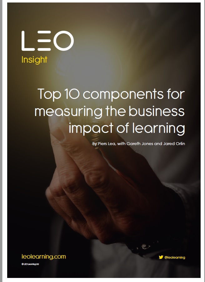 LEO Insight into measuring the business impact of learning