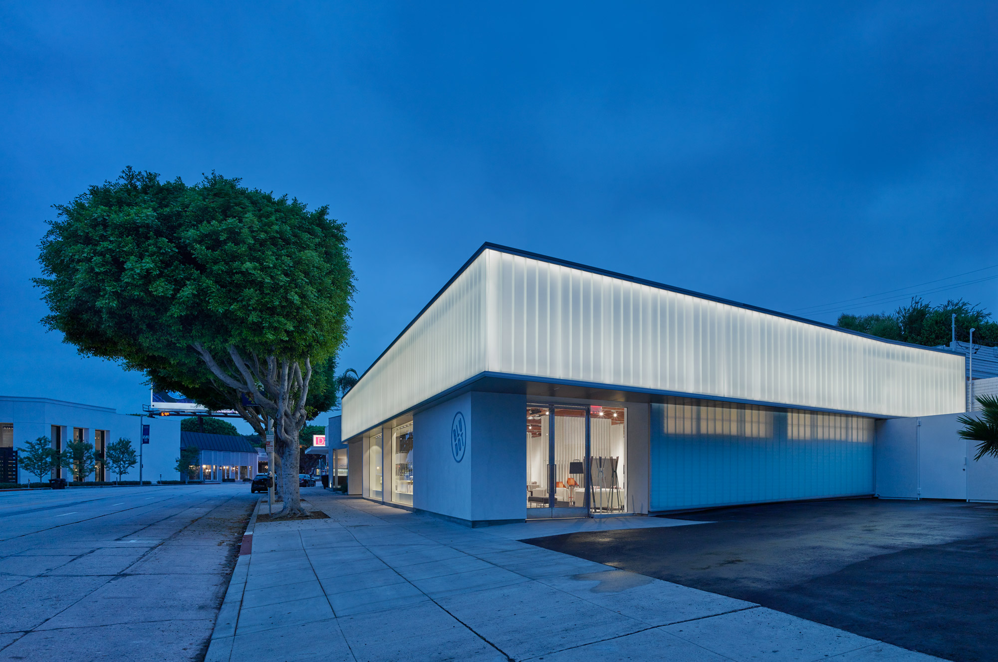 Blu Dot Showroom, West Hollywood, CA by Shawmut Design and Construction. Photo by Benny Chan.
