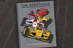"The Spectacle - Celebrating the History of the Indianapolis 500" children's book cover.