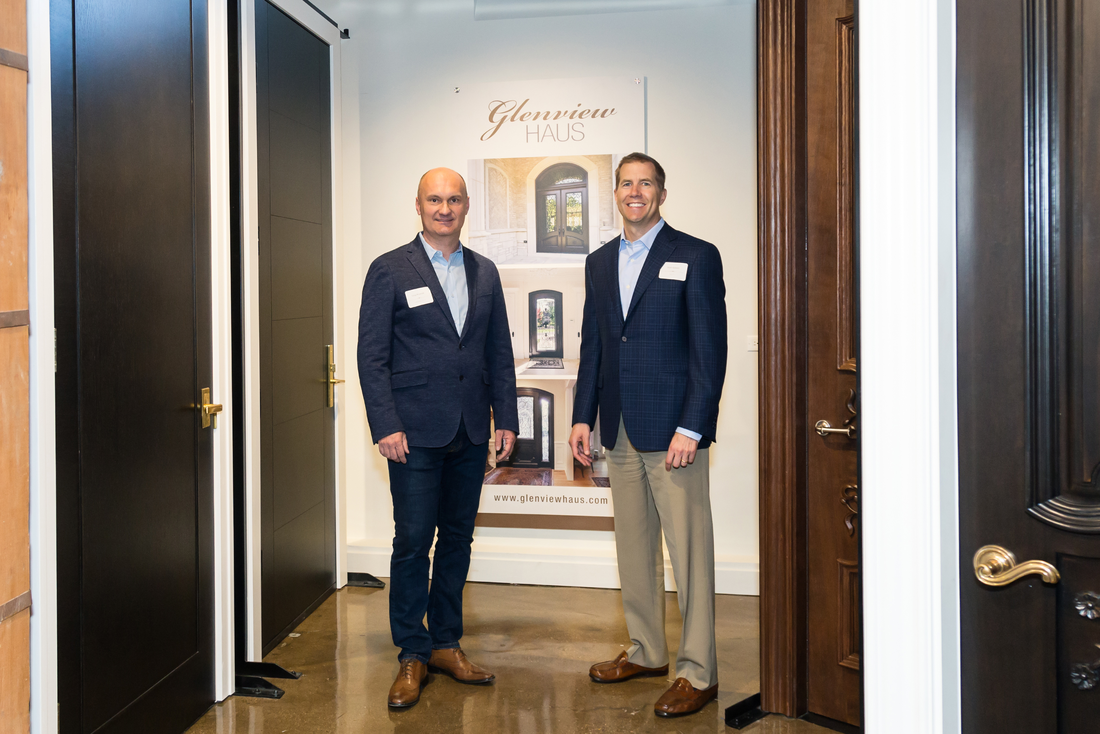 Wozniak and Schmid share a vision of custom doors at the forefront of interior design