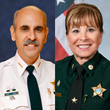 Sheriff Al Lamberti (Ret) and Major Patty Wells (Ret).
