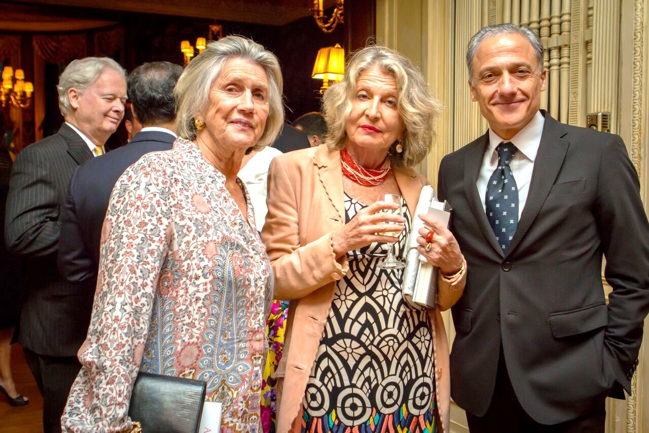 Mrs. Jane Maynard, Mrs. Cristina Grassi with Dionisio Cimarelli