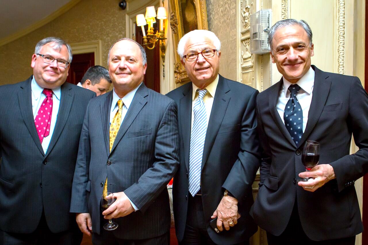 Gerald Farrell Jr., Esq., Grand Sponsors Vincent Pica II and Salvatore Zizza with Dionisio Cimarelli