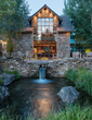 JLF Design Build worked with Verdone Landscape Architects to create unique water features using an ancient aquifer for The Creamery residence in Jackson Hole, Wyoming (photo by Audrey Hall).