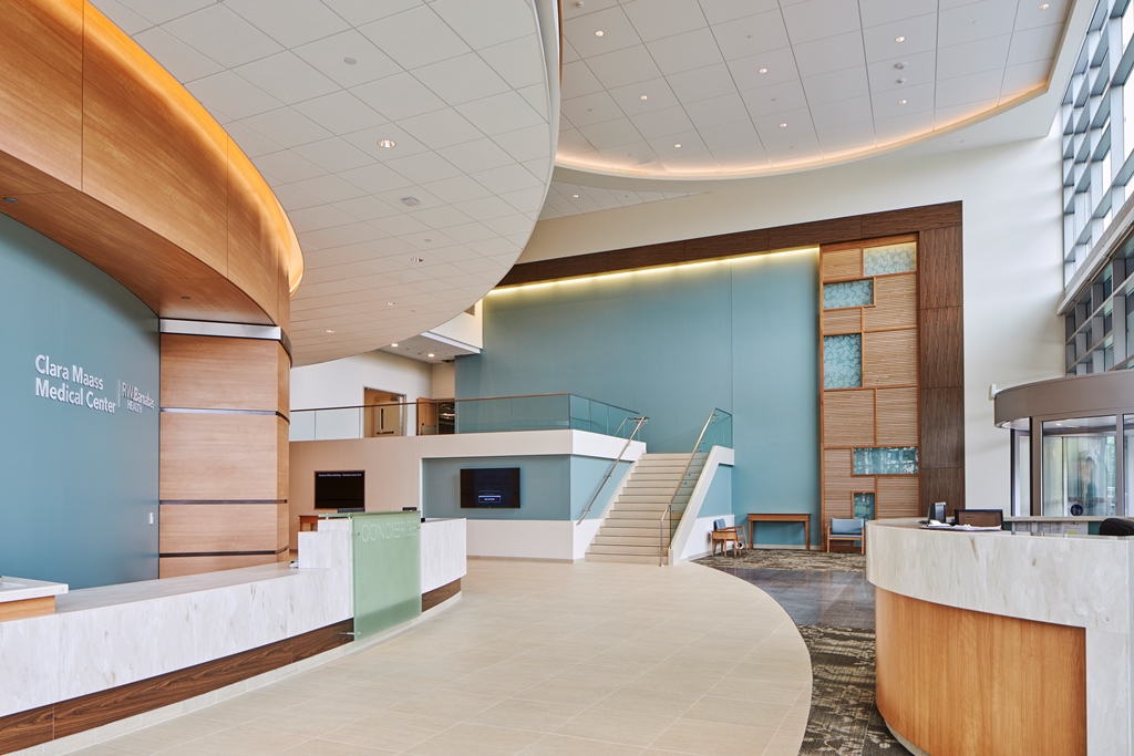 Lobby of the new 87,000-square-foot MOB/ICU addition