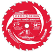 Diablo’s newly enhanced Ultimate Framing and Demolition saw blade with Tracking Point Amped™ tooth design for up to 10 times cutting performance in intense applications.
