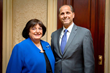 New York State Grand Lodge Foundation President Carolyn Reres with Vice President Robert Ferrito