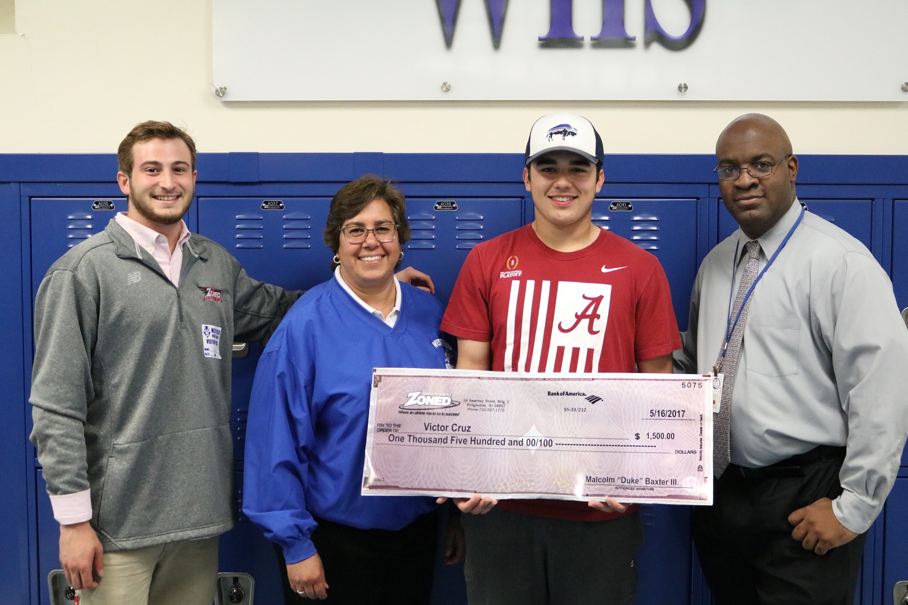 Victor Cruz of Westfield High School Wins ZONED Scholarship