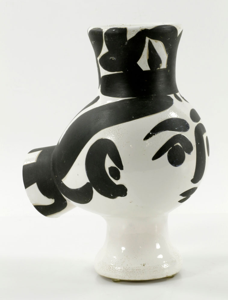 Picasso Madoura, "Chouette Femme" (Woman Owl) Pitcher