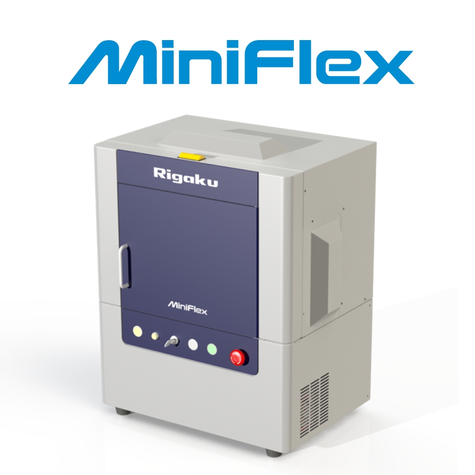6th generation Rigaku MiniFlex X-ray diffraction system