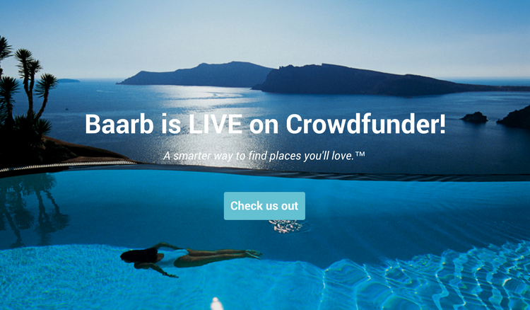 Baarb is LIVE on Crowdfunder.com