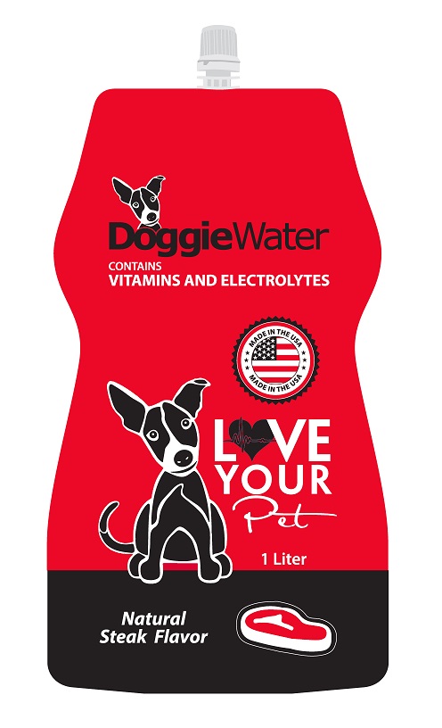 4-Pack Steak Flavor DoggieWater