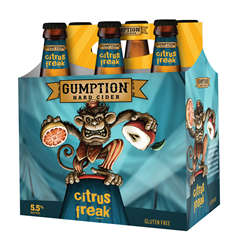 gumption citrus freak cider offering introduces second hard round year